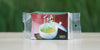 A plastic pack of empty teabags.