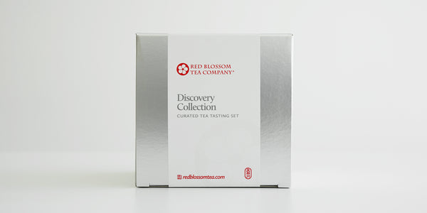 A silver box with a white label reading “Discovery Collection”